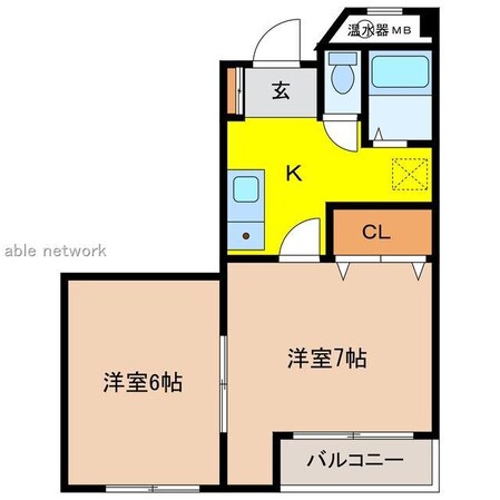 はなみずき壱番館の物件間取画像